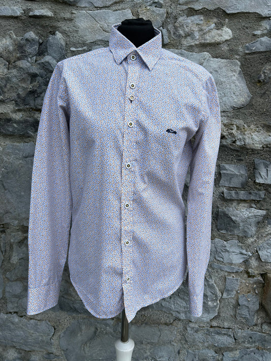 Blue floral shirt Small
