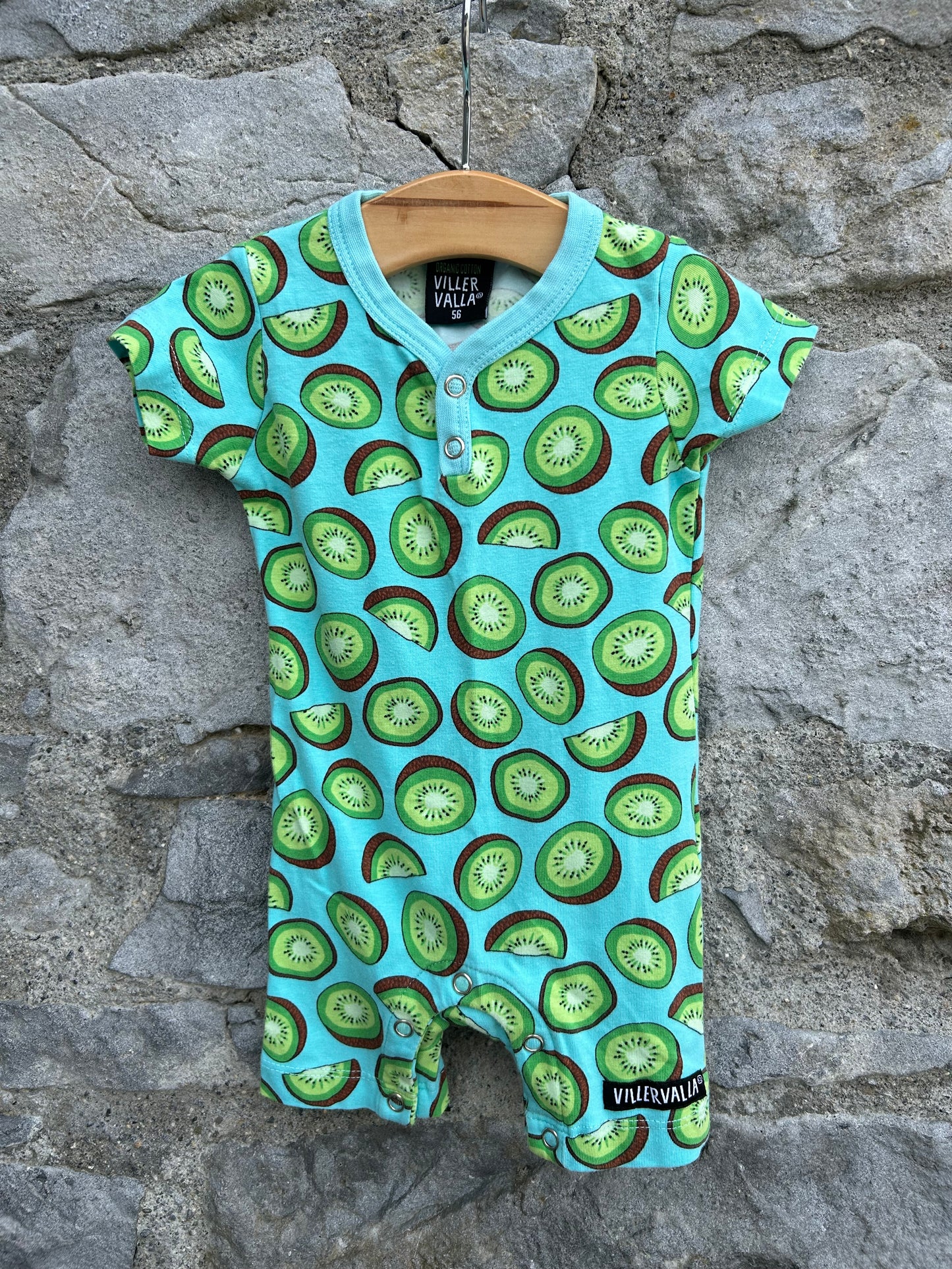 Kiwi green rompers  0-1m (50-56cm)