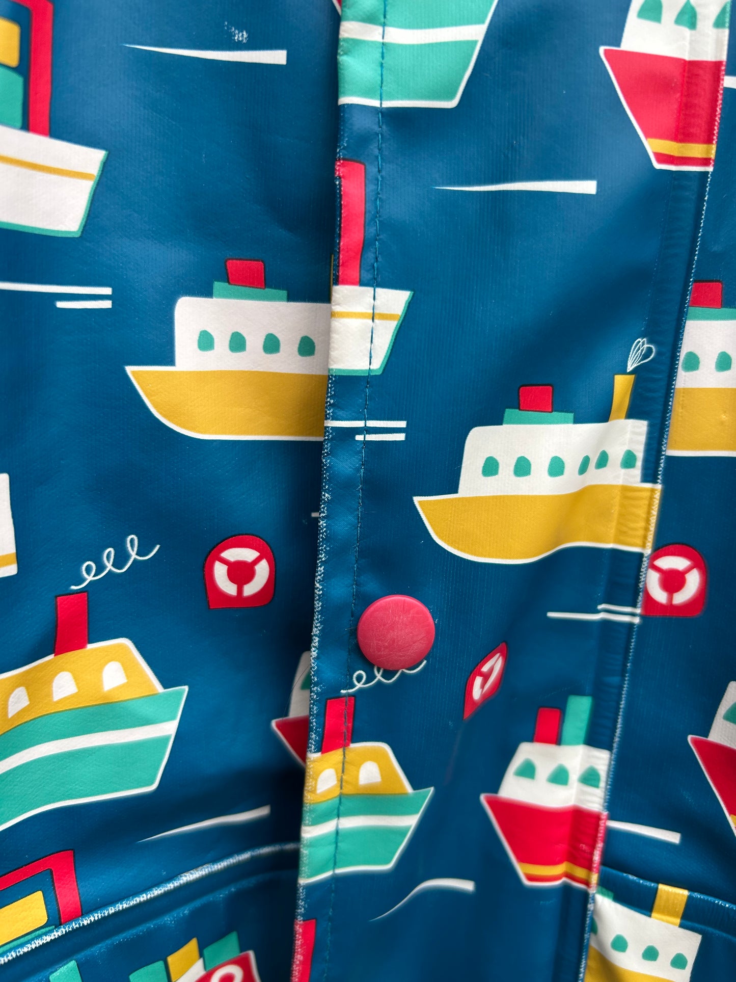 Sail the seas puddle buster coat  6-7y (116-122cm)