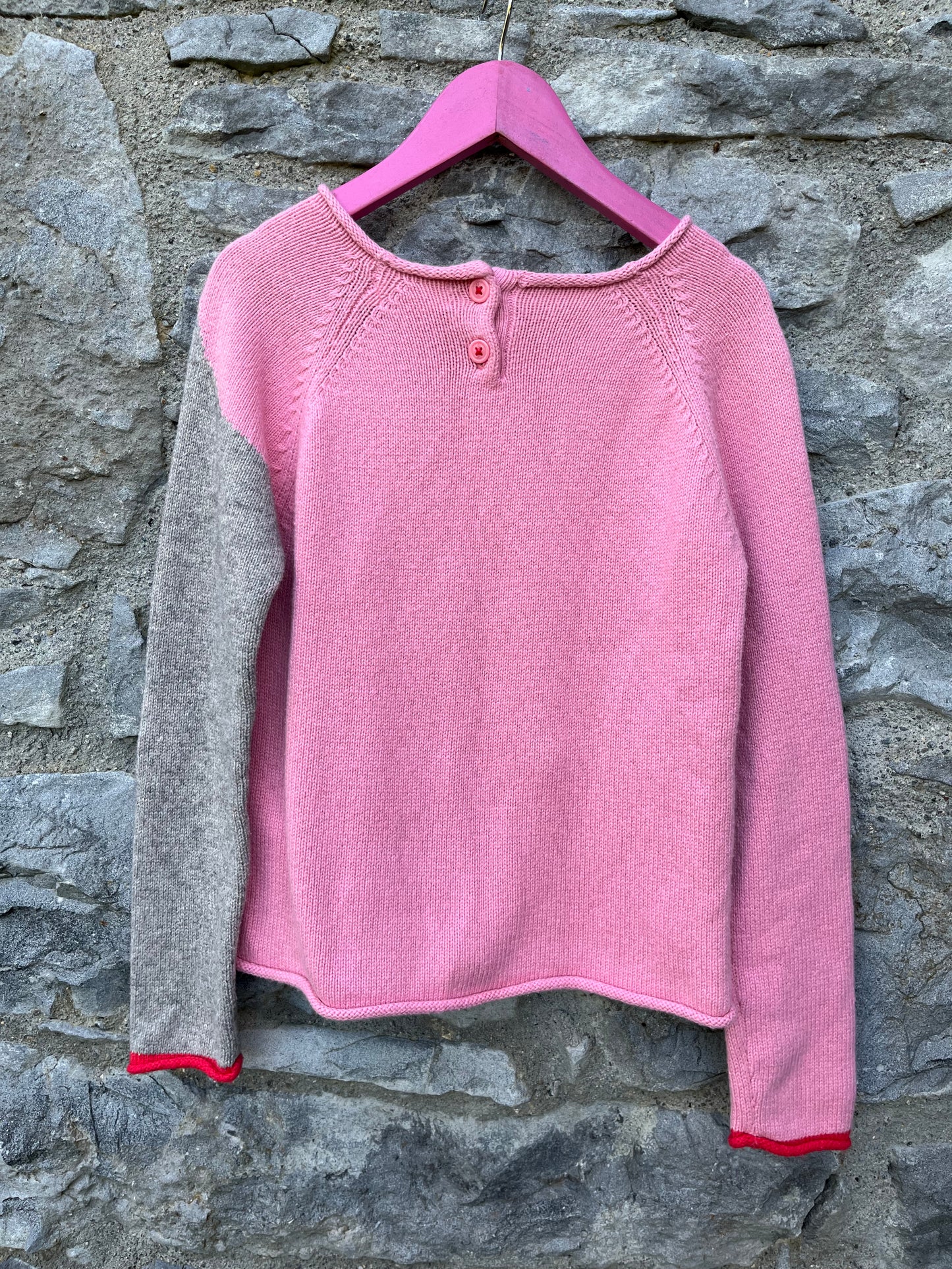 Pink bunny jumper 9-10y (134-140cm)