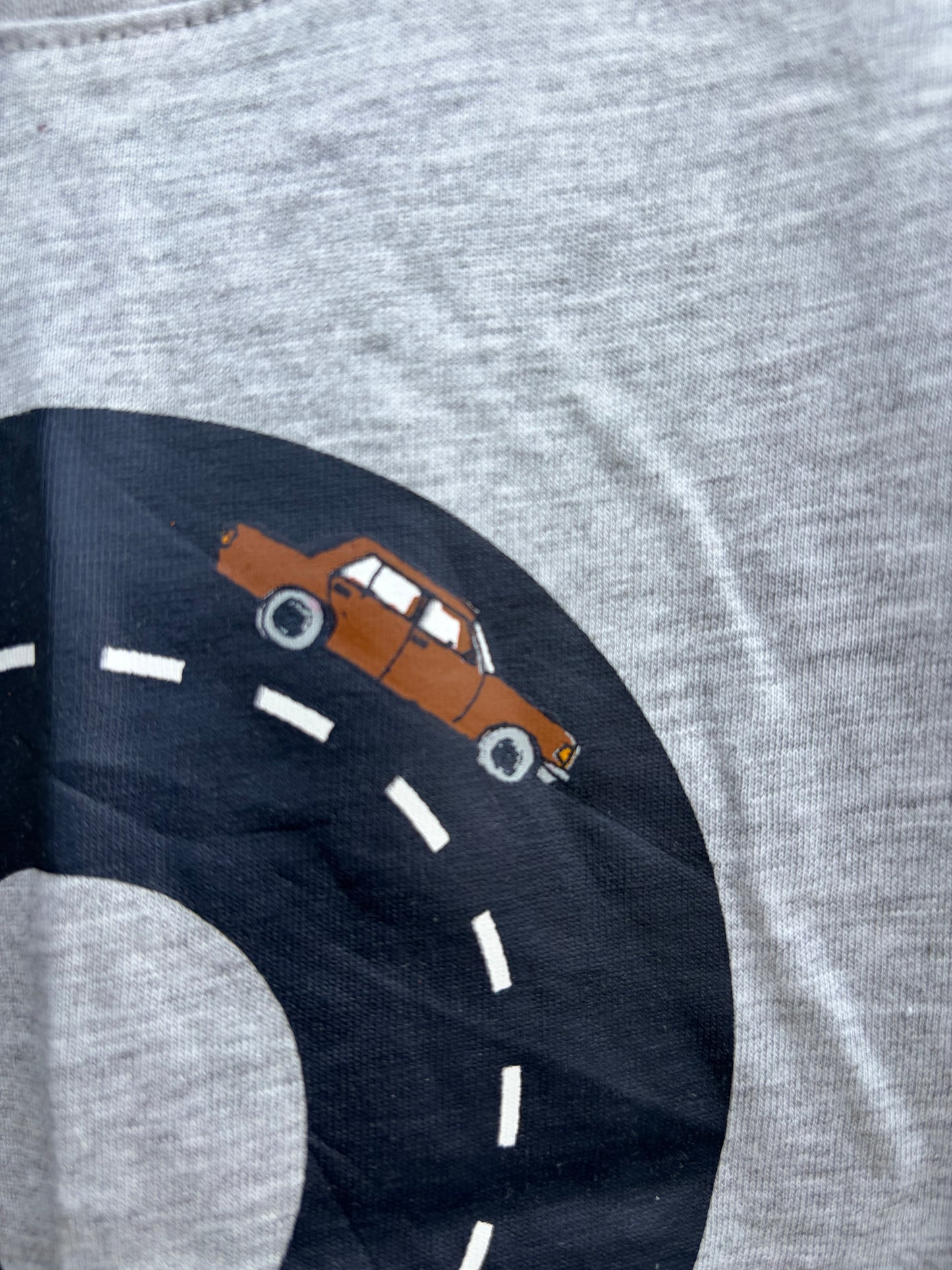Cars on 8 grey T-shirt 5-6y (110-116cm)