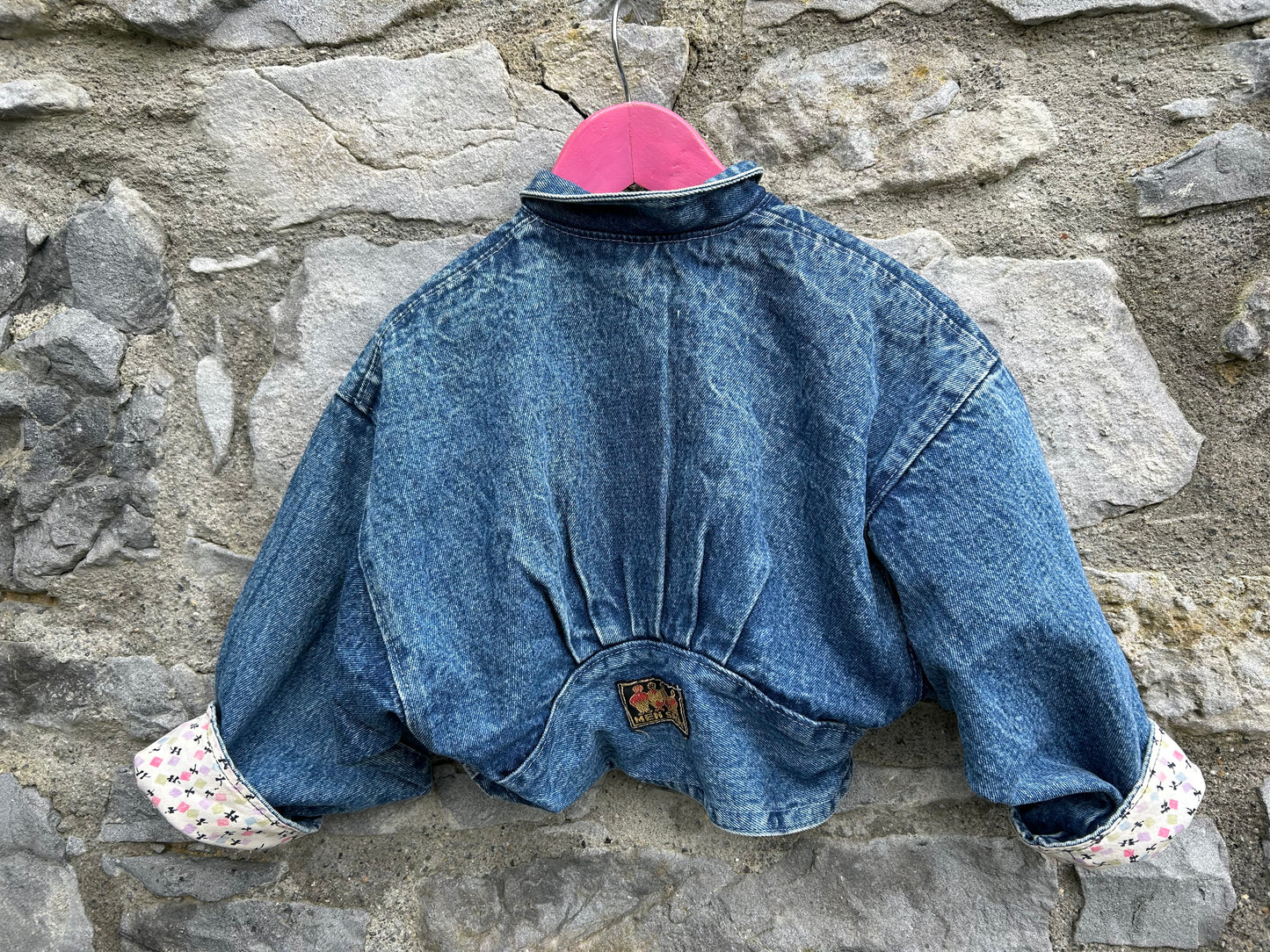 80s denim reversible jacket  3-4y (98-104cm)