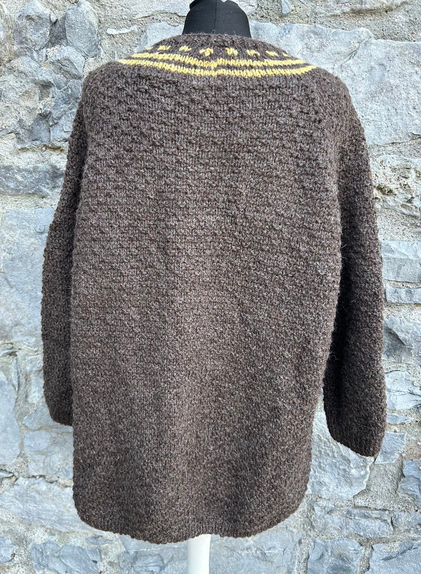 80s brown jumper Medium or uk 16