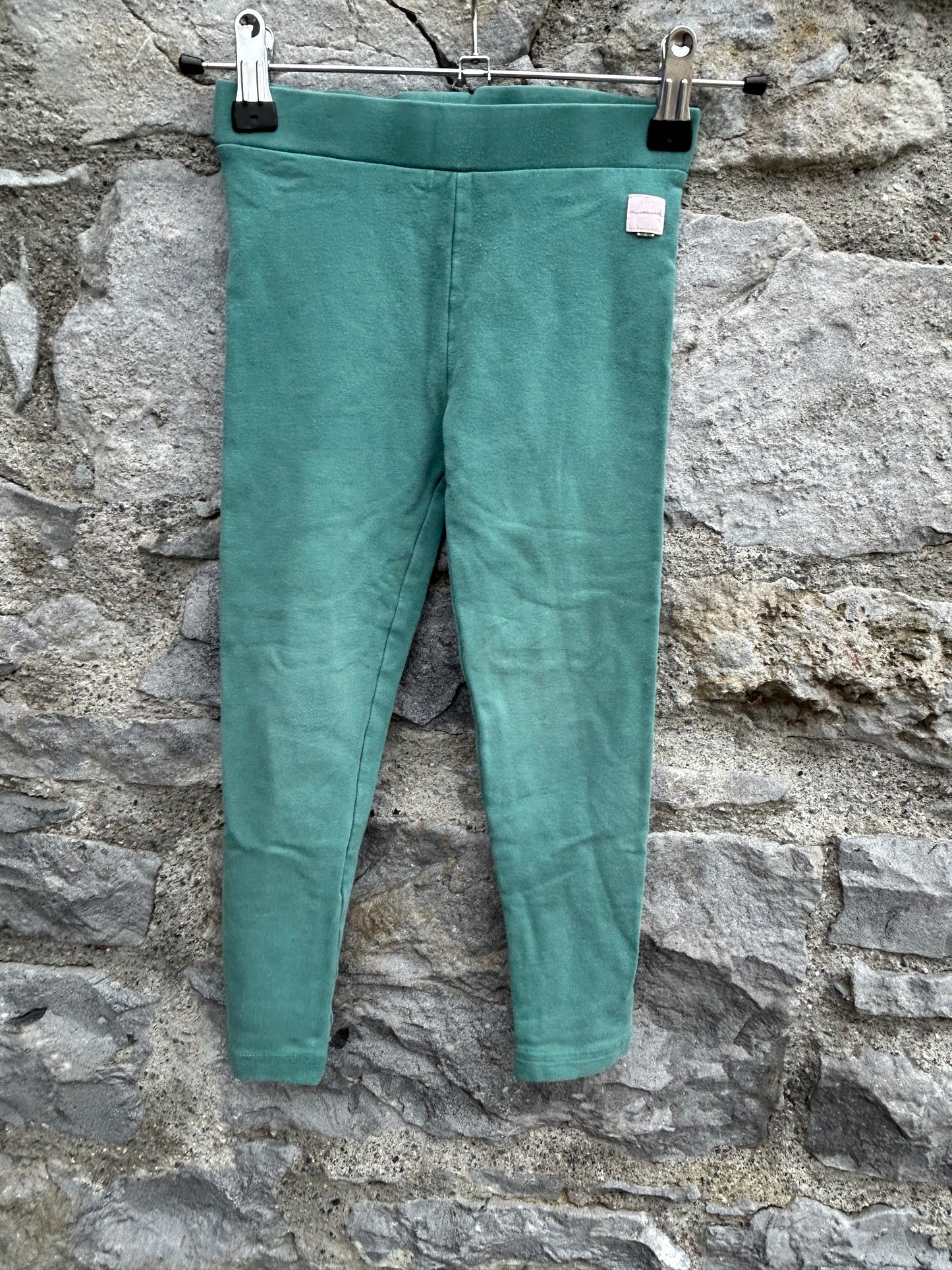 Army green leggings  5y (110cm)