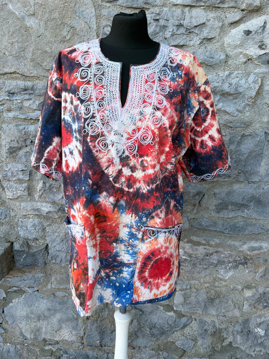 90s tie dye top Medium