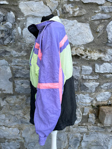 80s purple&lime jacket  uk 10-12