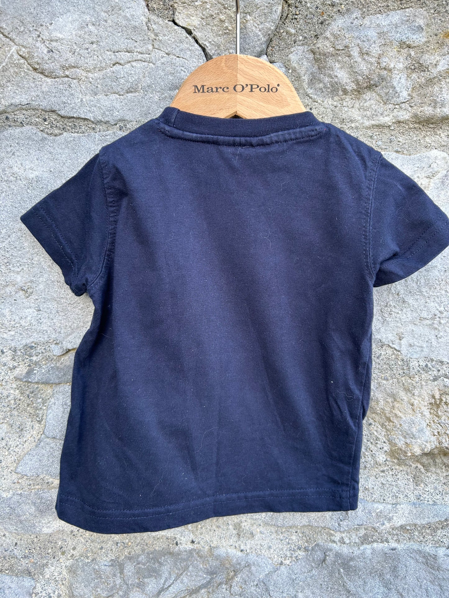 T-rex navy T-shirt  6-12m (68-80cm)