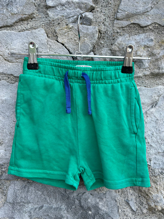 Green shorts  12-18m (80-86cm)