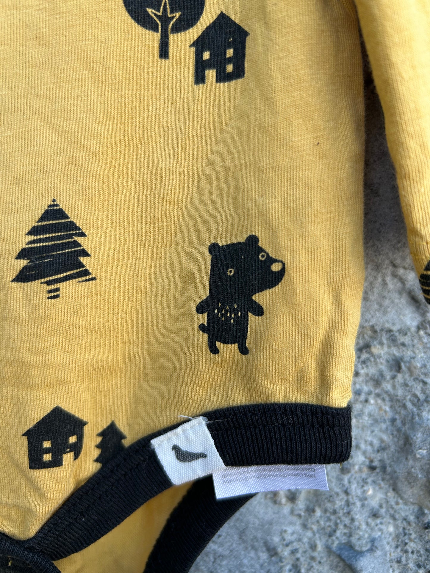 Trees yellow vest   0-3m (56-62cm)