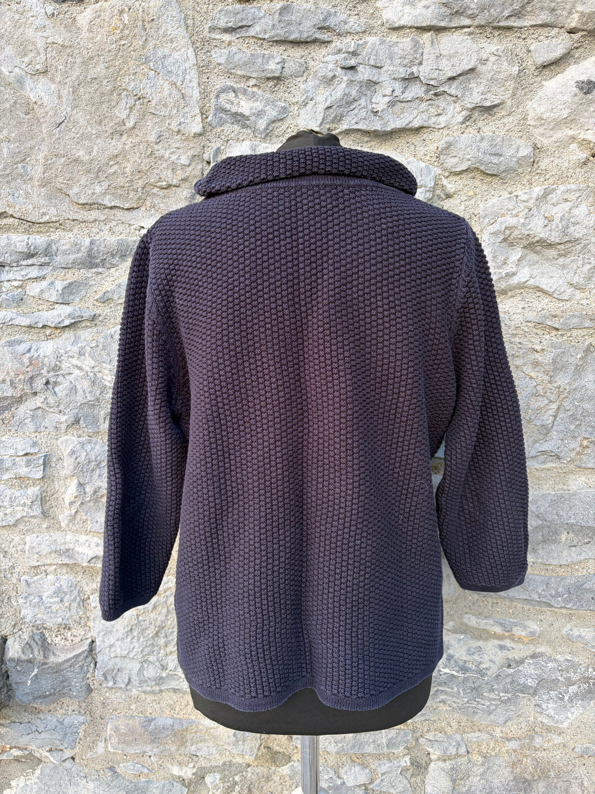 Cowl neck textured knit jumper uk 14