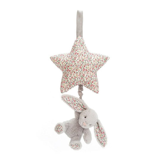 Musical pull bunny soft toy