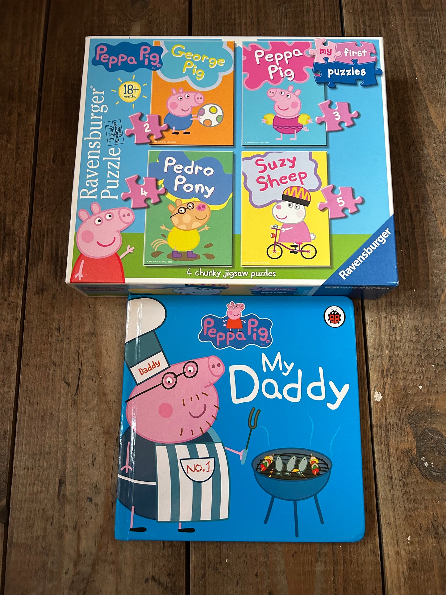 Peppa pig jigsaw&book