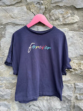 Load image into Gallery viewer, Forever navy t-shirt  8y (128cm)
