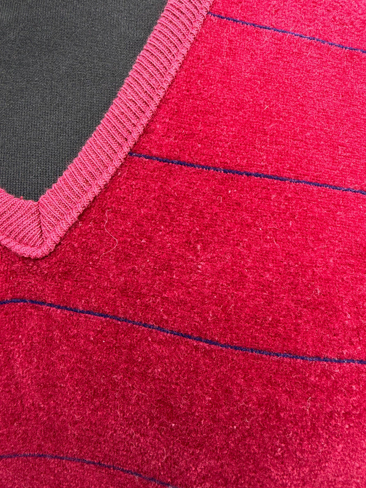 90s burgundy velour sweatshirt Small