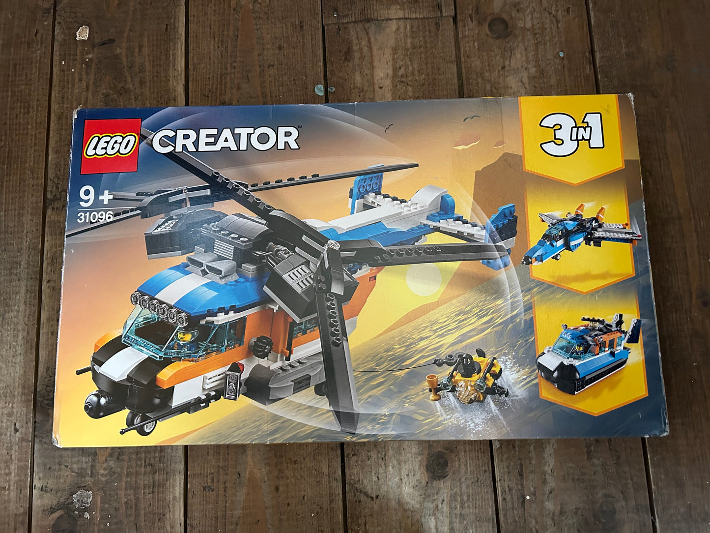 lego creator 3in1 twin rotor helicopter