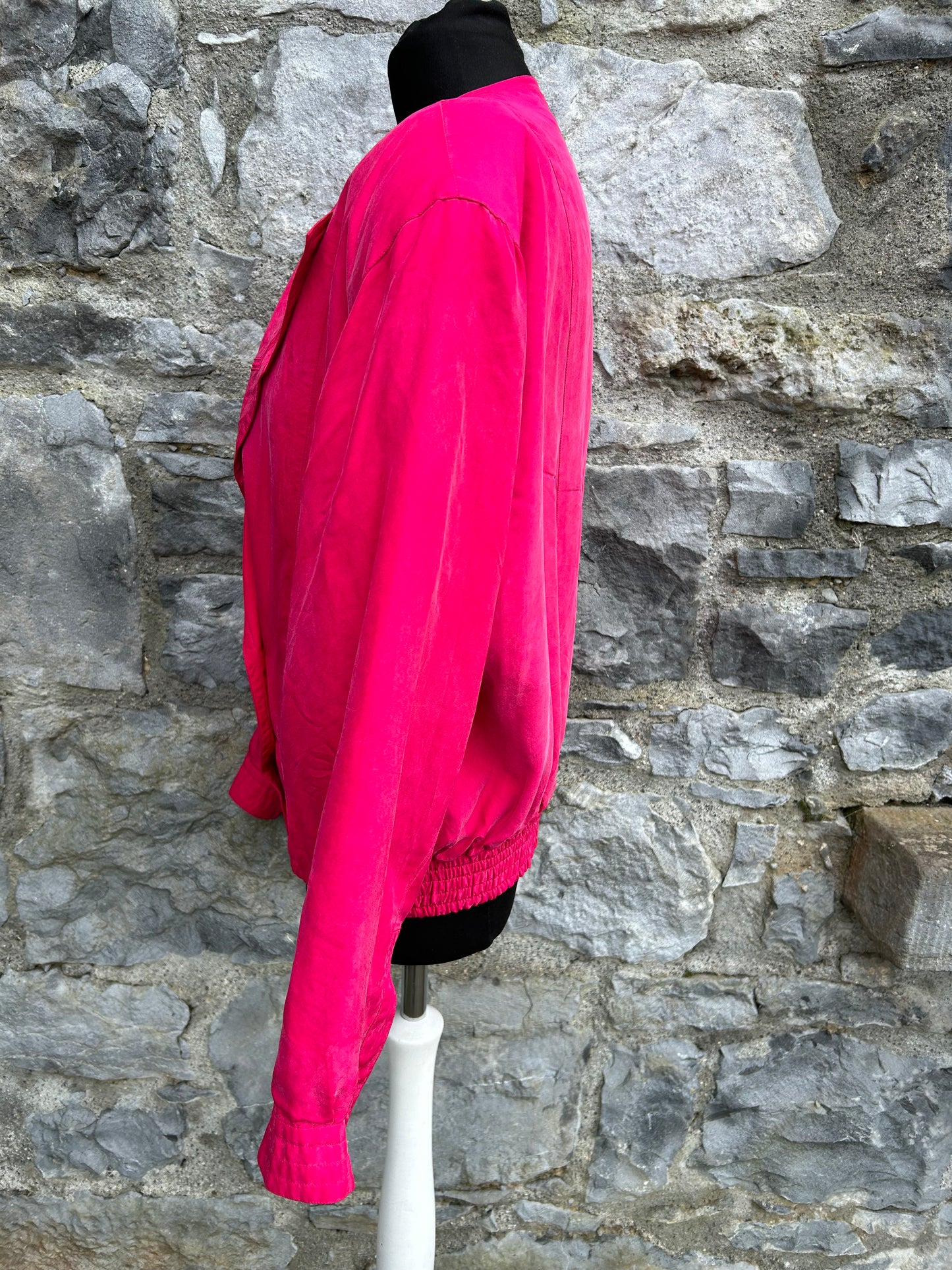 80s pink light jacket uk 12-14