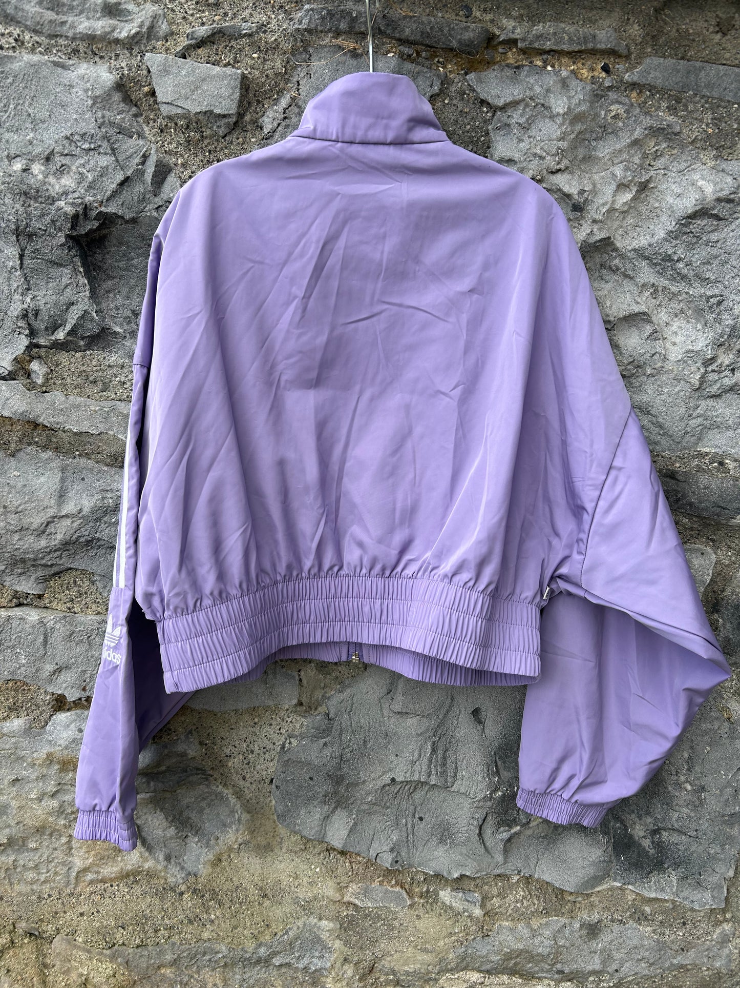 Purple Adicolor Big Kids Track Jacket  9-10y (134-140cm)