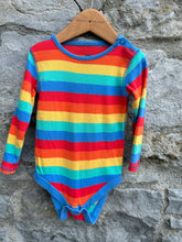 Load image into Gallery viewer, Rainbow stripes vest  12-18m (80-86cm)

