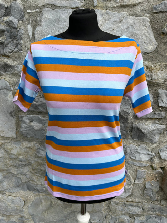 Blue stripy top uk 8-10