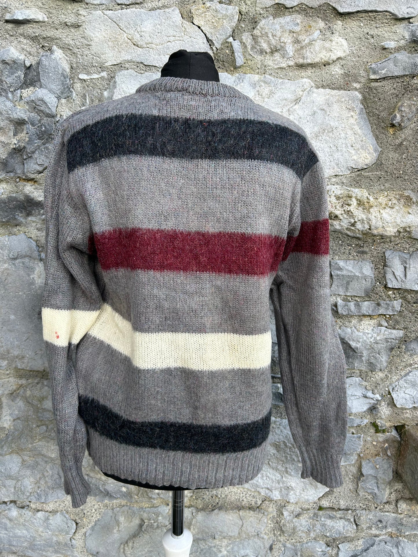 90s grey panels jumper uk 12-14