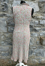 Load image into Gallery viewer, Y2K pink flowers dress uk 6
