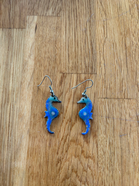 Seahorse earrings