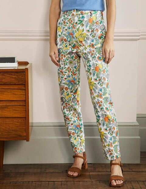 Carrie floral print tailored trousers uk 12