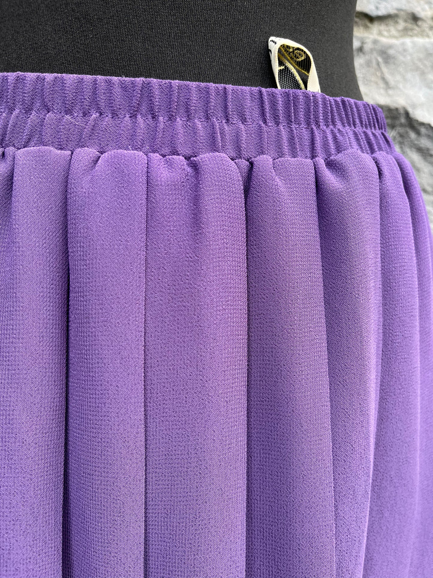 90s purple pleated skirt uk 12-14