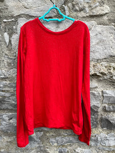 Red sparkly top  13-14y (158-164cm)