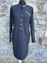 Load image into Gallery viewer, Navy dress uk 10-12
