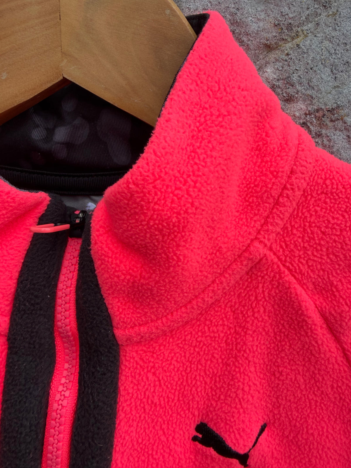 Neon pink fleece  9-10y (134-140cm)