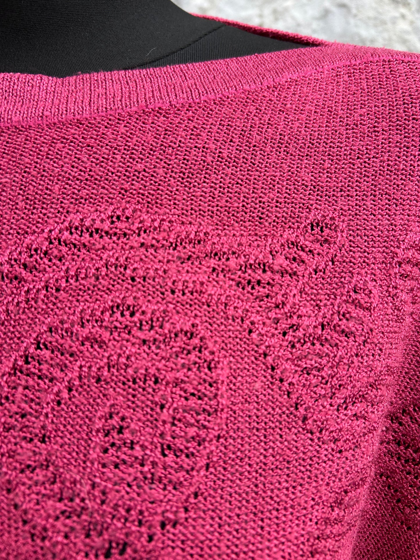 80s pink jumper uk 8-10