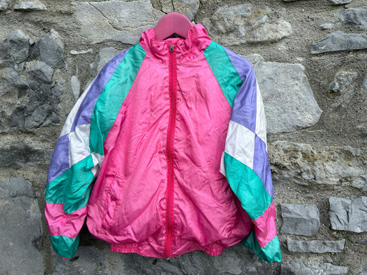 80s pink shell jacket 7-8y (122-128cm)