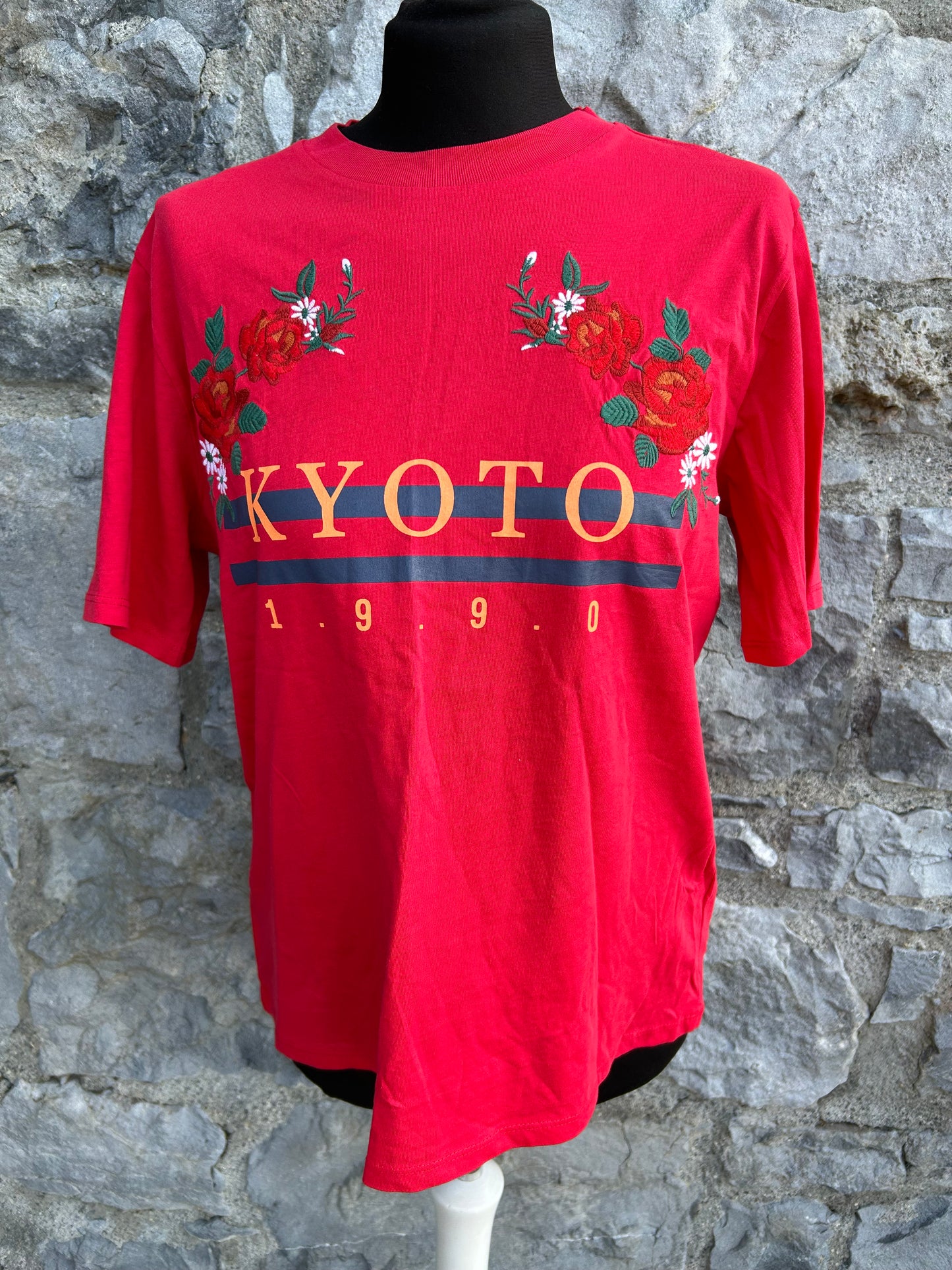 Kyoto red T-shirt uk 10-12