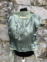 Load image into Gallery viewer, Pistachio suede jacket uk 10
