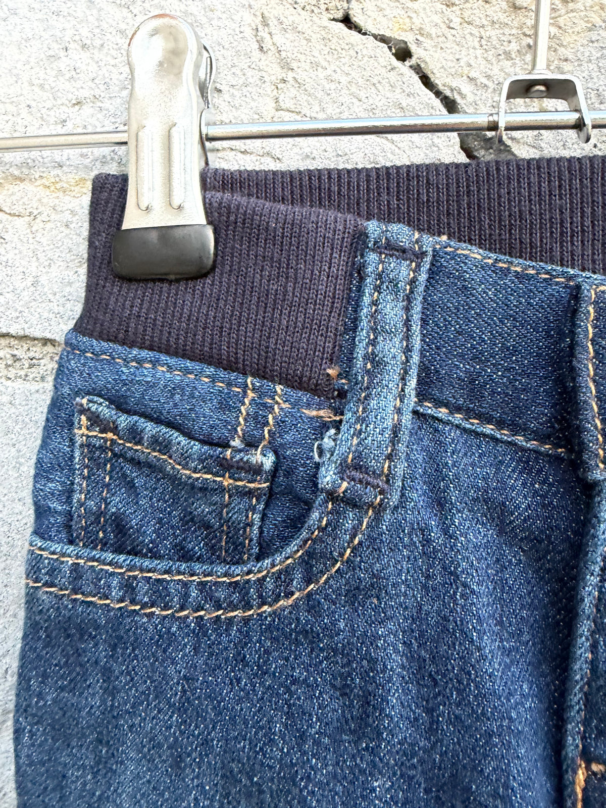 Pull-up lined jeans  3-6m (62-68cm)