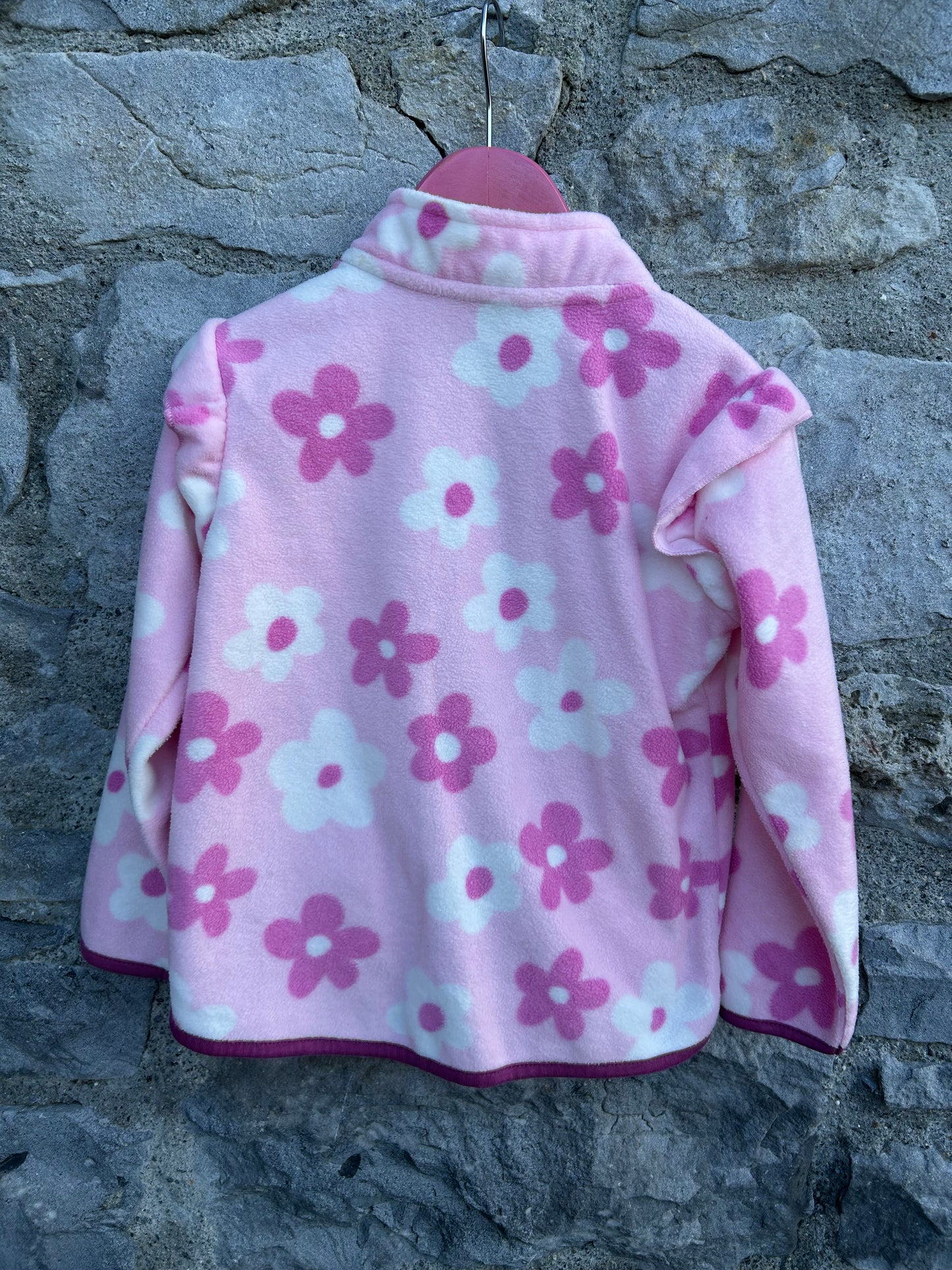Pink floral fleece  3-4y (98-104cm)
