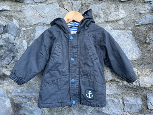 Navy sailing jacket  9-12m (74-80cm)