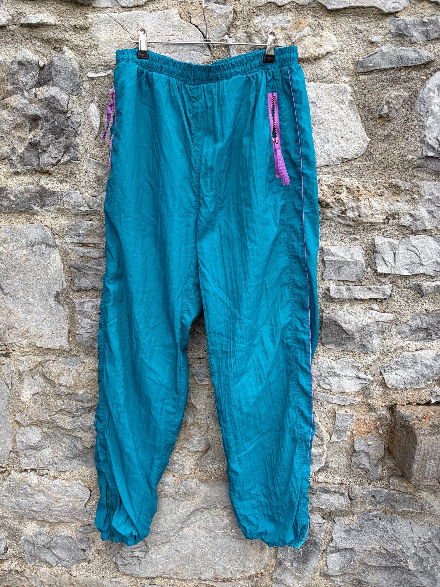 80s petrol shell track pants L-XL