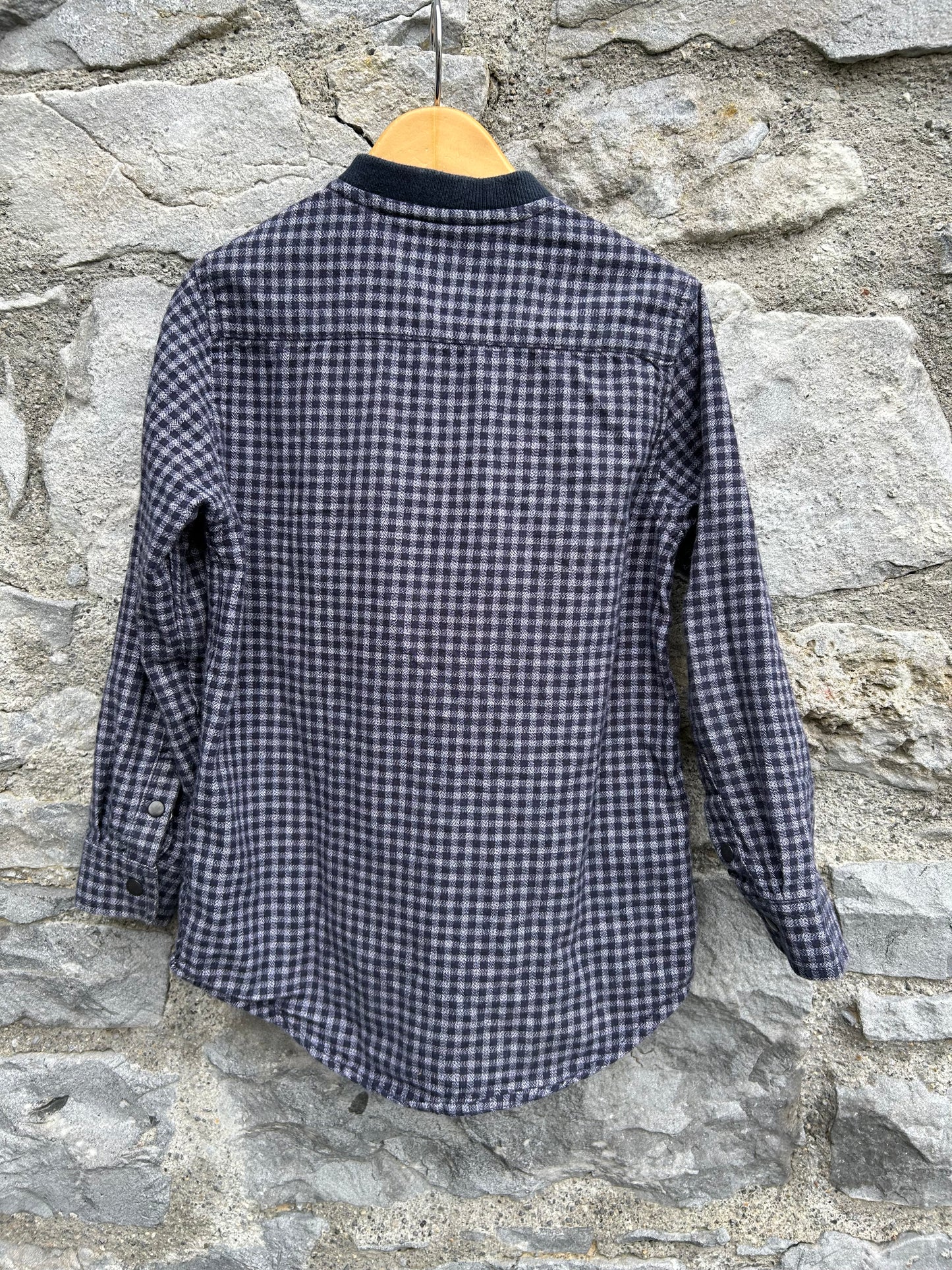 Grey check overshirt  4-5y (104-110cm)