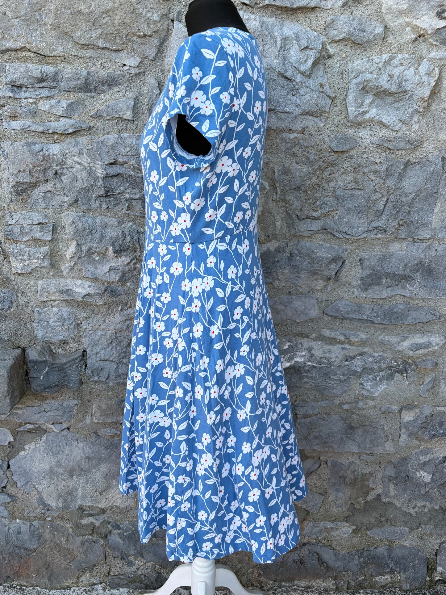 Blue floral Seasalt Riviera dress uk 12