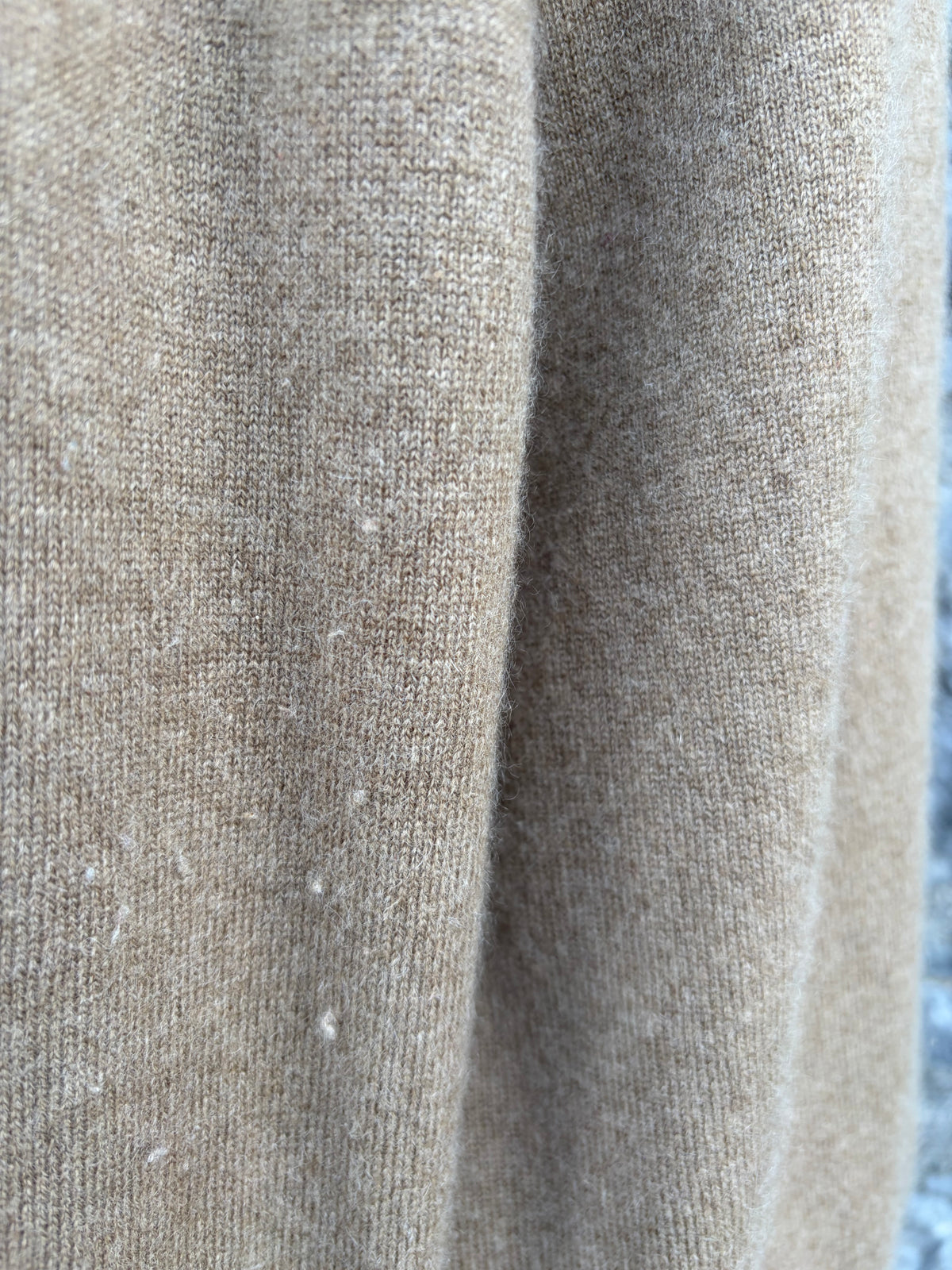 Camel cashmere jumper Medium