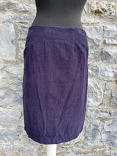 Load image into Gallery viewer, Navy cord skirt uk 10
