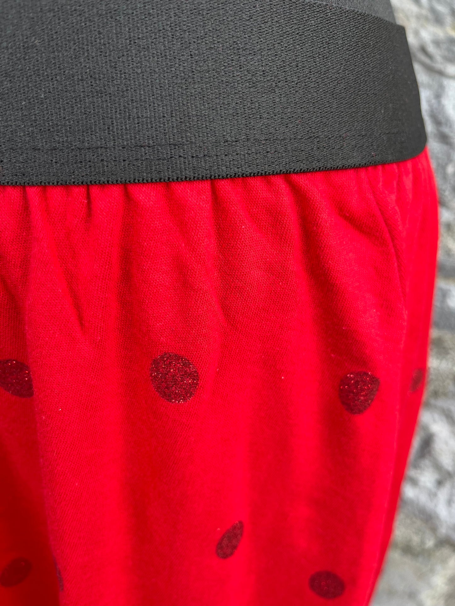 Red glitter spots skirt uk 10-12