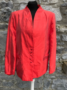 80s shiny red jacket uk 12