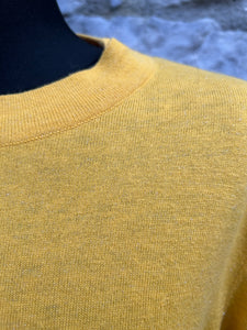 Yellow knitted top uk 12