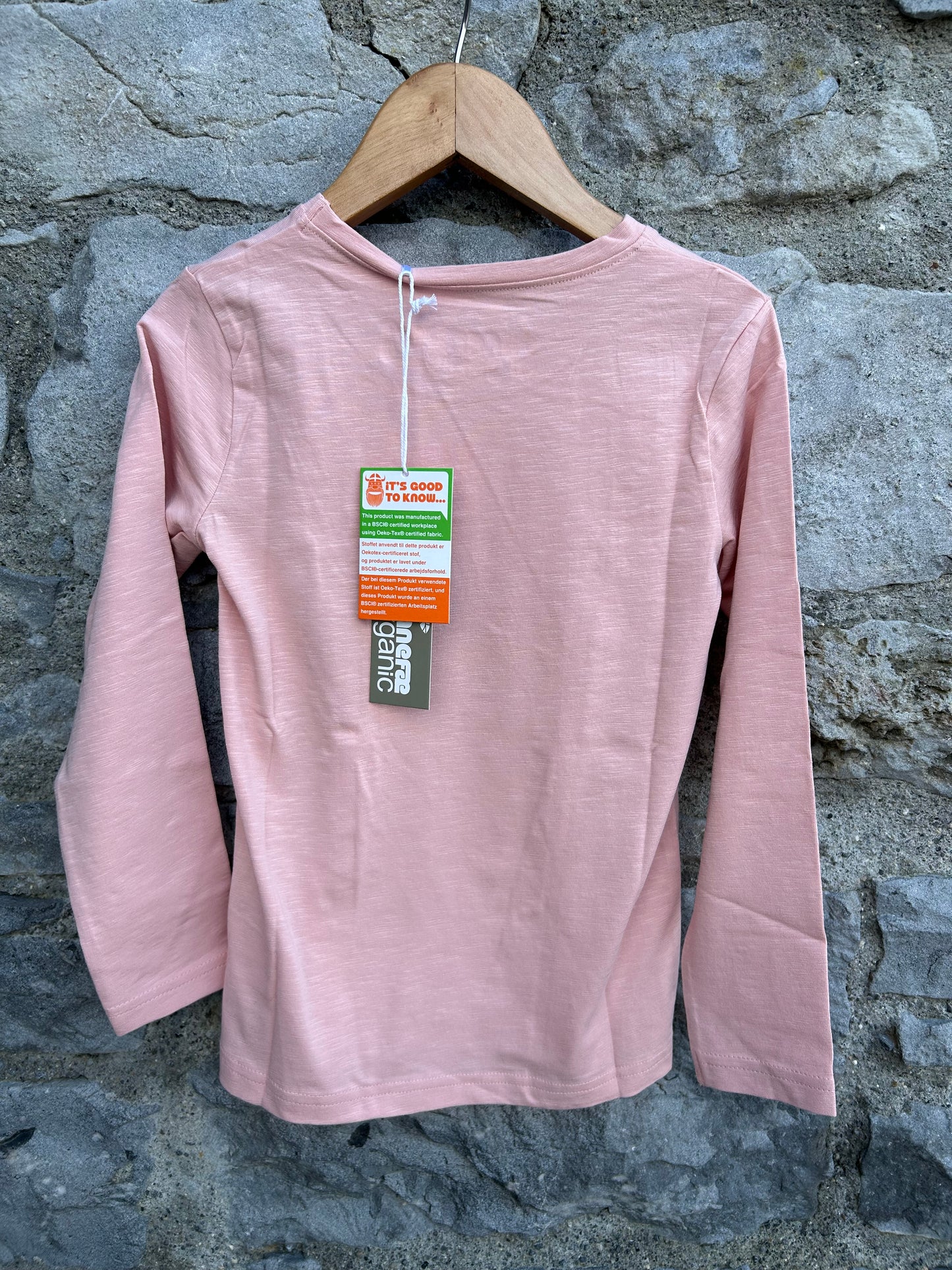 Freja Powder pink top 5-6y (110-116cm)