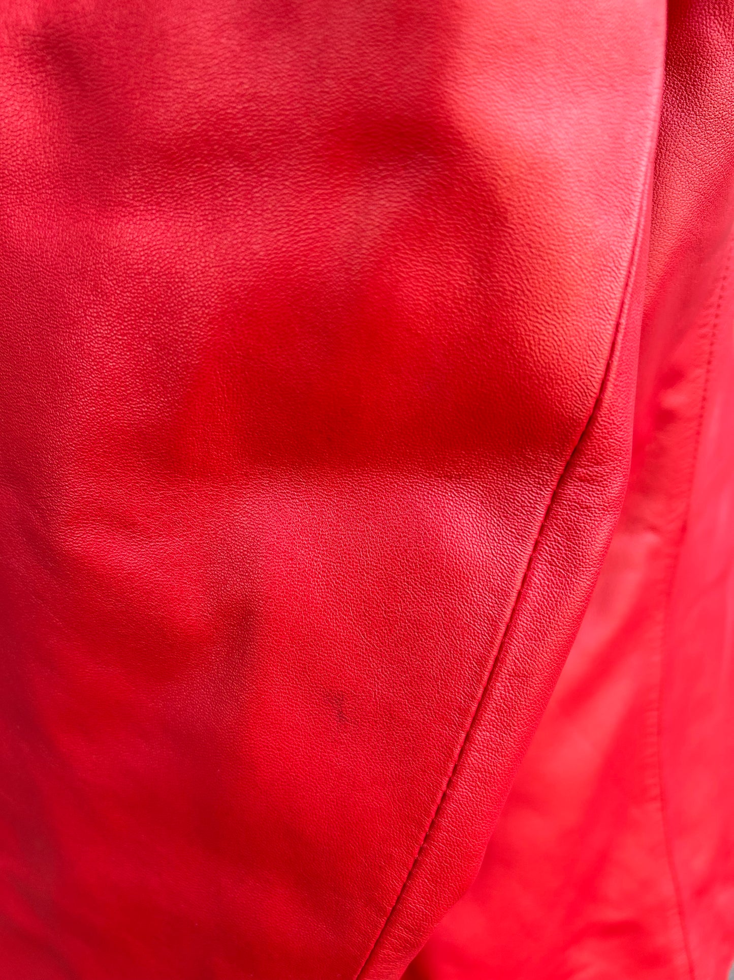 Red leather jacket uk 12