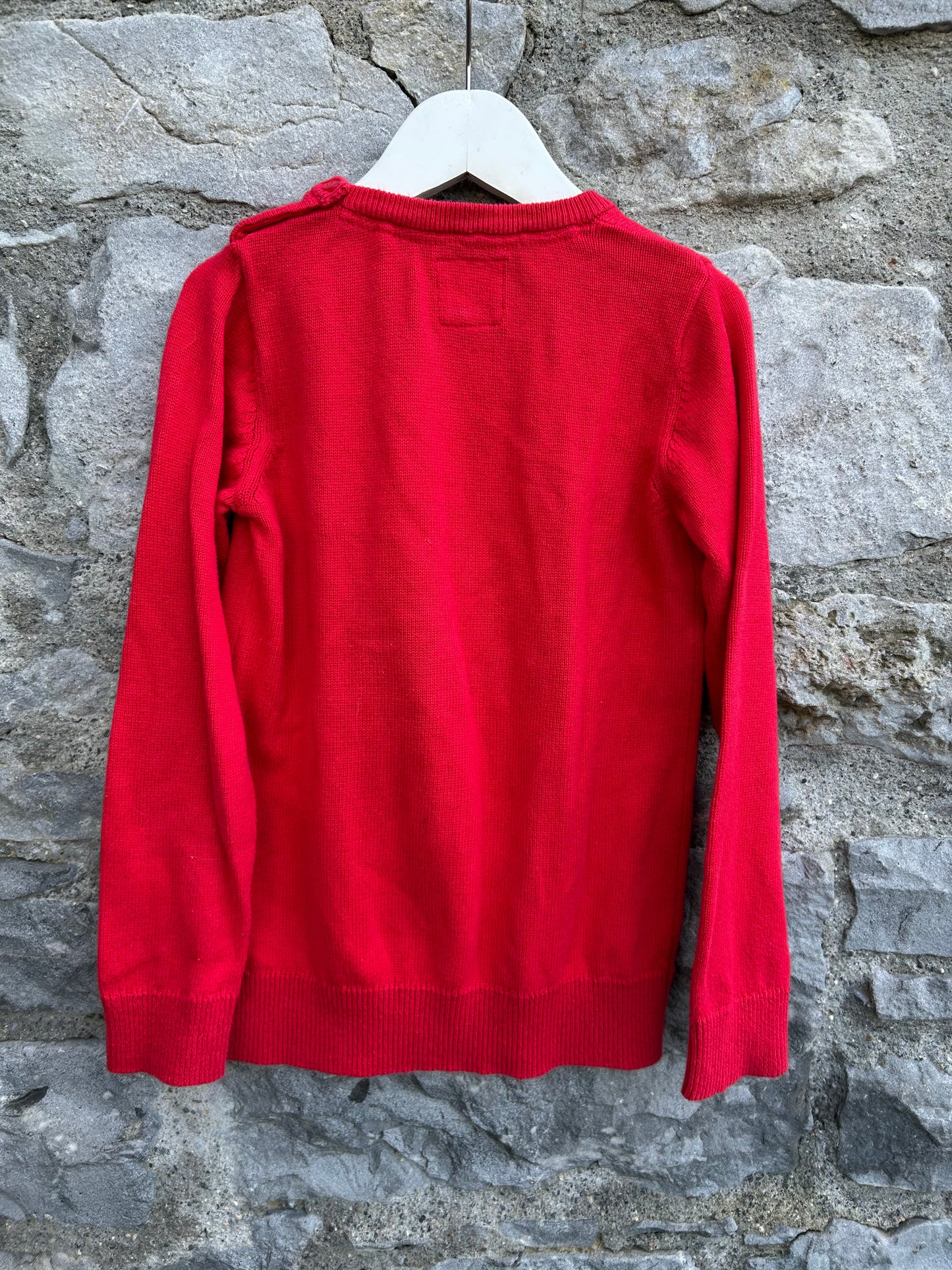 Reindeer red jumper 7-8y (122-128cm)