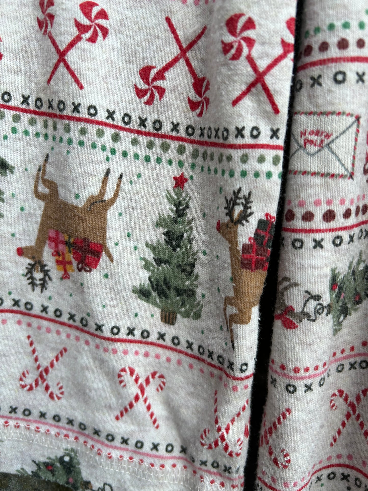 Festive panel beige pj  9-10y (134-140cm)